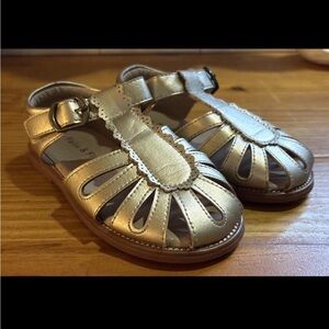 Chic Gold Kids Sandals